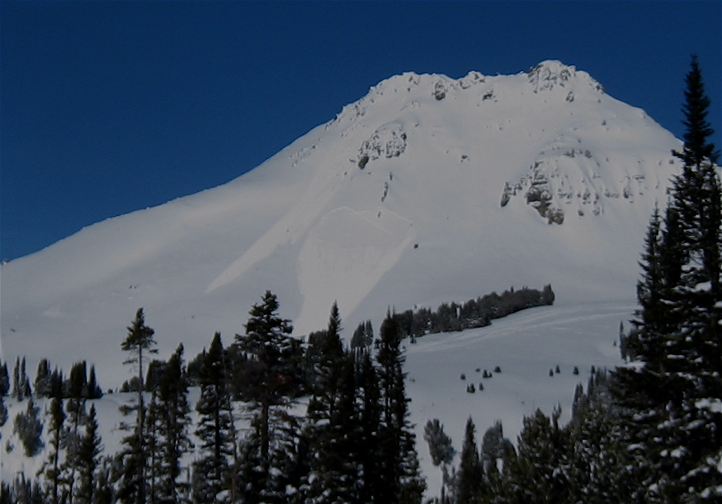 Natural Avalanche on Crown Butte near Cooke City 