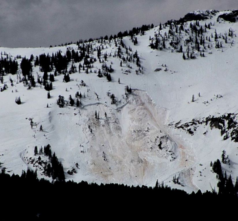 Human Triggered Avalanche - Northern Bridgers