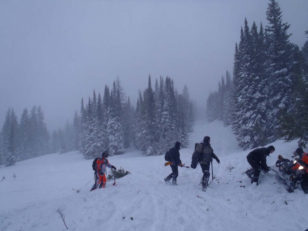 Miller Avalanche Debris on Road