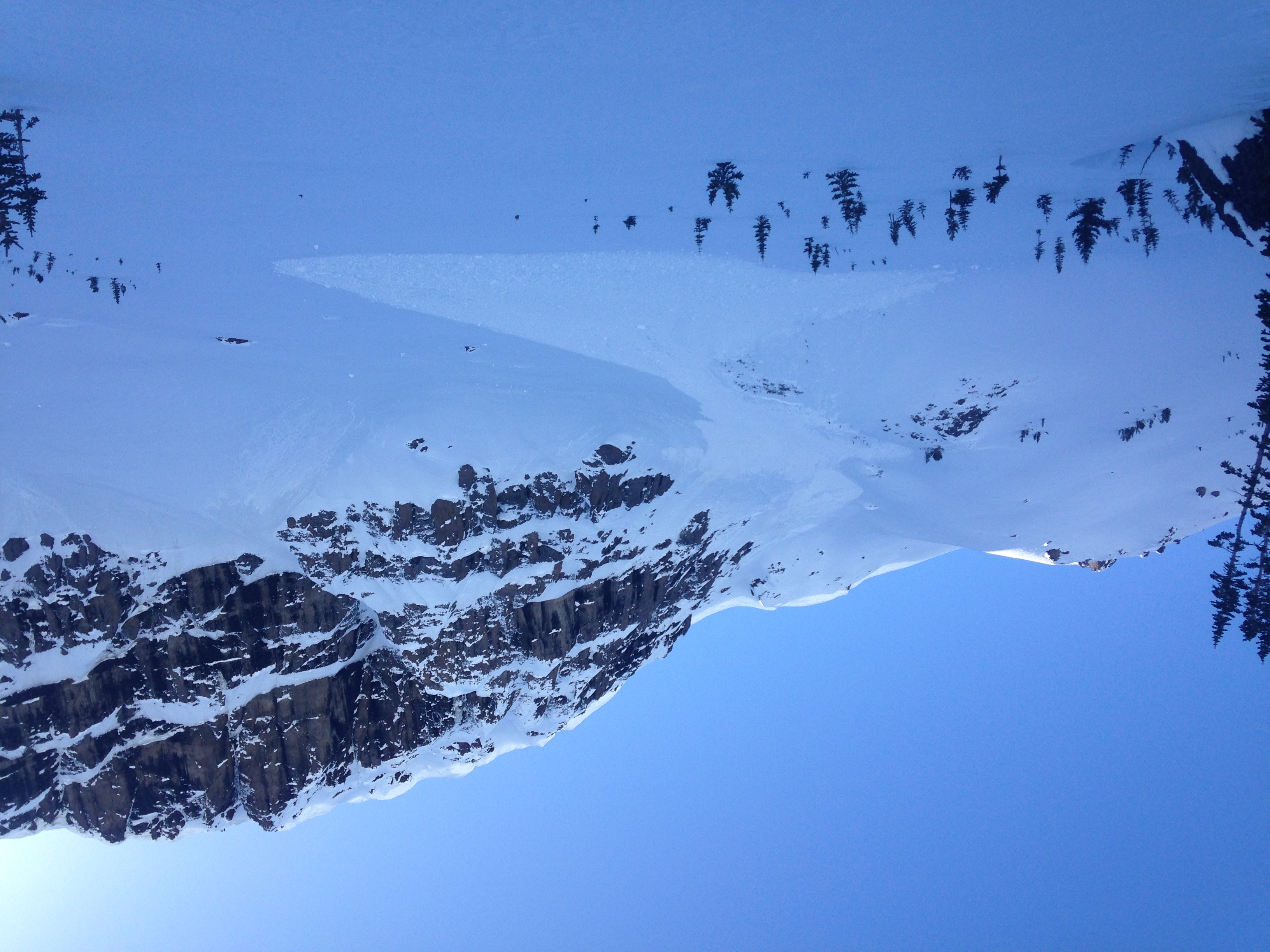 Cornice Triggered Avalanche on Near Cooke City