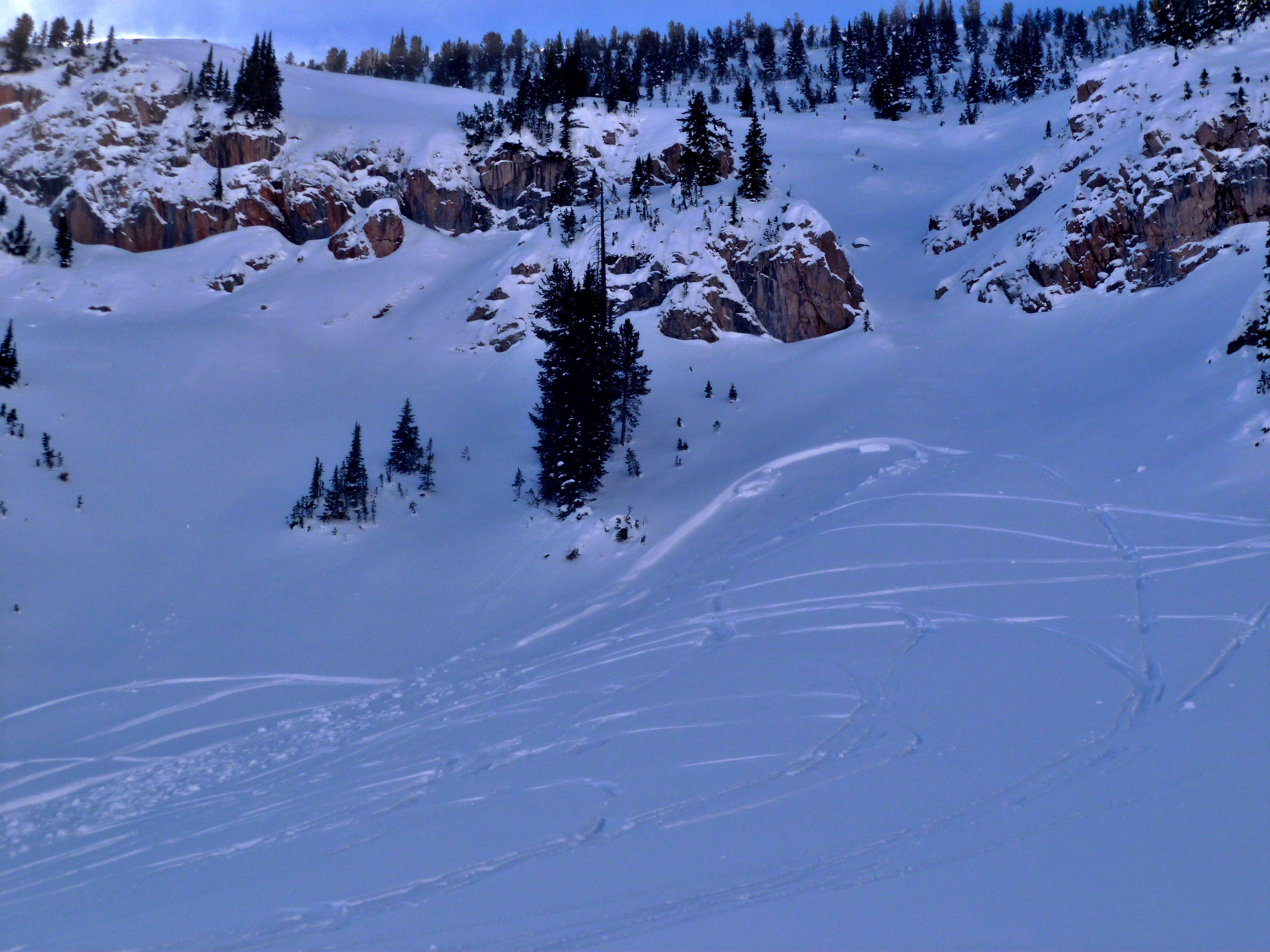 Teepee Basin Small Avalanche