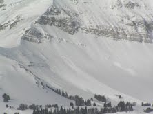 Natural Avalanches Ceder Mountain 19 March 11