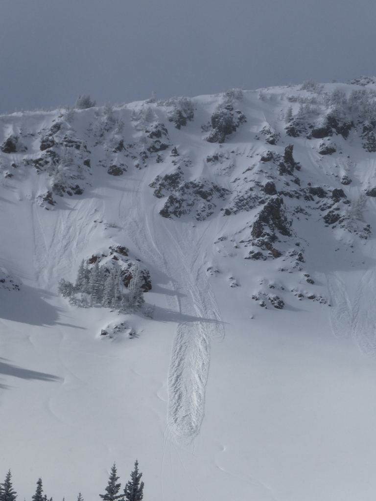 Loose snow avalanche - Mt. Blackmore 2/16/15